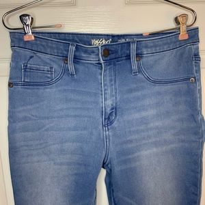 High rise skinny jeans